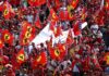 Формула 1 отчиталась о рекордной статистике Ferrari fans