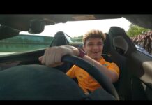 Визит Норриса в MTC после победы в Майами