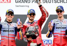Самый невероятный сценарий: Маркесы на подиуме, Баньяя — новый лидер Marc Marquez, Francesco Bagnaia, Alex Marquez
