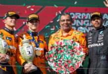 Венгрия-2024: Оскар Пиастри одержал первую победу в карьере, у McLaren дубль Lando Norris, Oscar Piastri, Lewis Hamilton
