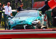 Бернд Майландер разбил автомобиль безопасности Safety Car