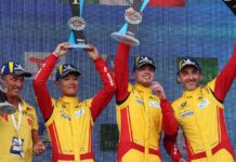 Драматичная развязка: Ferrari побеждает Toyota в последние минуты гонки AF Corse, Ferrari 499P, Robert Kubica, Robert Shwartzman, Yifei Ye