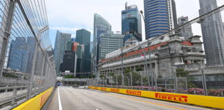 Сингапур-2025: Точка самого серьёзного торможения Singapore Grand Prix, Marina Bay Street Circuit