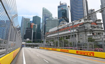 Сингапур-2025: Точка самого серьёзного торможения Singapore Grand Prix, Marina Bay Street Circuit