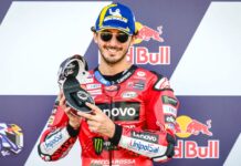Баньяя покоряет Мизано, Маркес оступается в погоне за поулом Francesco Bagnaia