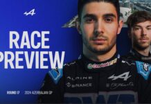 Круг по трассе в Баку с Эстебаном Оконом