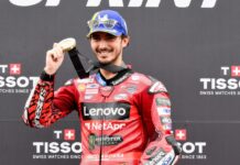 Доминирование Ducati: Баньяя и Бастьянини на вершине подиума Francesco Bagnaia
