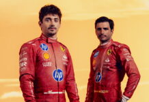В Ferrari показали раскраску комбинезонов для Лас Вегаса Charles Leclerc, Carlos Sainz