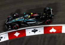 Лас Вегас-2024: Хэмилтон быстрее всех в первой тренировке Lewis Hamilton