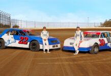 Цунода и Лоусон осваивают технику NASCAR