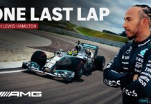 Последний круг Льюиса за рулём его Mercedes W05 Lewis Hamilton