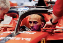 Продолжаются тесты Ferrari в Барселоне Lewis Hamilton