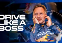 Кристиан Хорнер за рулём RB8 в Гудвуде horner