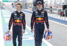 Лиам Лоусон: Пока RB21 выглядит хорошо Liam Lawson, Max Verstappen