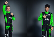 В Sauber представили гоночные комбинезоны Nico Hulkenberg, Gabriel Bortoleto