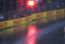 Воскресная гонка Формулы 2 отменена из-за непогоды Red flag