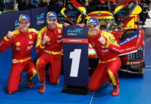 Тройной подиум Ferrari в Катаре Nicklas Nielsen, Antonio Fuoco, Miguel Molina