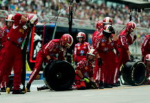 Монако-2025: DHL Fastest Pit Stop Award — Лучший пит-стоп у Ferrar Ferrari, Pit stop