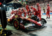 Бахрейн-2025: DHL Fastest Pit Stop Award — Лучший пит-стоп у Ferrari Lewis Hamilton, pitstop
