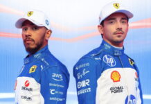 Ferrari показала раскраску комбинезонов в Майами Lewis Hamilton, Charles Leclerc