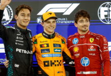 Бахрейн-2025: Пиастри опередил Расселла и завоевал поул George Russell, Oscar Piastri, Charles Leclerc