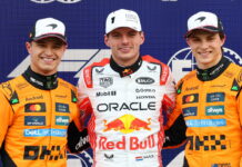 Япония-2025: Ферстаппен завоевал поул с новым рекордом трассы Lando Norris, Max Verstappen, Oscar Piastri