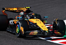Япония-2025: Норрис лидирует утром в субботу Lando Norris