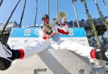 Вторая победа Кирквуда с поула в легендарной гонке в Лонг Бич Kyle Kirkwood