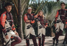 В Mercedes представили новый дизайн комбинезонов Andrea Kimi Antonelli, Valtteri Bottas, Doriane Pin, George Russell