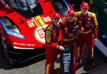 Антонио Фуоко продолжил серию поулов Ferrari Miguel Molina, Antonio Fuoco, Nicklas Nielsen