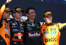 Эмилия Романья-2025: Макс Ферстаппен и Red Bull переиграли McLaren Lando Norris, Max Verstappen, Enrico Balbo, Oscar Piastri