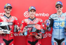 Юбилейный 100-й поул Марка Маркеса: Испанец опередил Франческо Баньяю Francesco Bagnaia, Marc Marquez, Alex Marquez