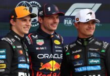 Великобритания-2025: Макс Ферстаппен разрушил надежды британских пилотов Oscar Piastri, Max Verstappen, Lando Norris