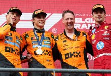 Бельгия-2025: Дождь, стратегия и победа — Пиастри переиграл Норриса Lando Norris, Oscar Piastri, Charles Leclerc