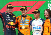 Нидерланды-2025: Пиастри укрепил лидерство, Норрис сошел и первый подиум Хаджара Max Verstappen, Oscar Piastri, Isack Hadjar, Laura Bowden