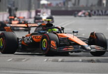 Азербайджан-2025: Норрис лидирует в первой тренировке Lando Norris