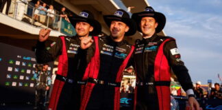 Кевин Эстре принёс Porsche первую победу в сезоне Porsche Penske Motorsport, Matt Campell, Laurens Vanthoor, Kevin Estre