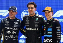 Сингапур-2025: Блестящий круг Расселла принёс поул на ночной трассе Max Verstappen, George Russell, Oscar Piastri