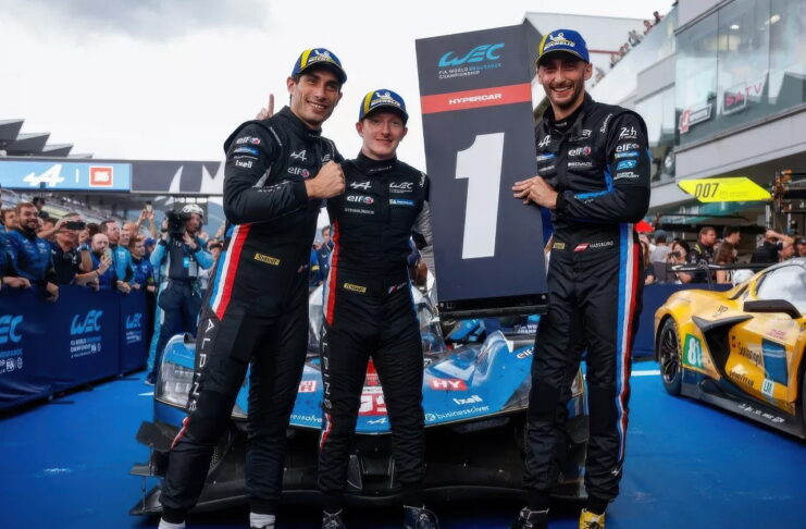 Хаос и драма в Фудзи: Alpine одержала первую победу на новой машине Alpine Endurance Team Alpine A424: Paul-Loup Chatin, Charles Milesi, Ferdinand Habsburg