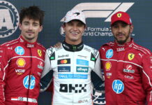 Мехико-2025: Доминирование Норриса омрачено провалом Пиастри Charles Leclerc, Lando Norris, Lewis Hamilton