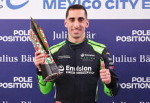 Буэми прервал засуху поулов на знаковой 150-й гонке в Мексике Sebastien Buemi