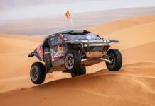 Дакар-2026: День сюрпризов — новые лидеры и драматичные повороты событий Nasser Al-Attiyah, Fabian Lurquin, Dacia Sandriders, Dakar 2026