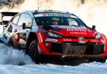 Эванс захватил лидерство, у Toyota весь подиум Ралли Швеции Elfyn Evans