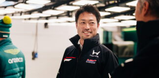 Honda протестирует новый двигатель на Хунгароринге Shintaro Orihara