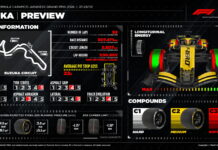 Pirelli выбрала три самых жёстких состава шин для Сузуки Pirelli Preview