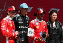 Китай-2026: Расселл выиграл субботний спринт в Шанхае Charles Leclerc, George Russell, Lewis Hamilton