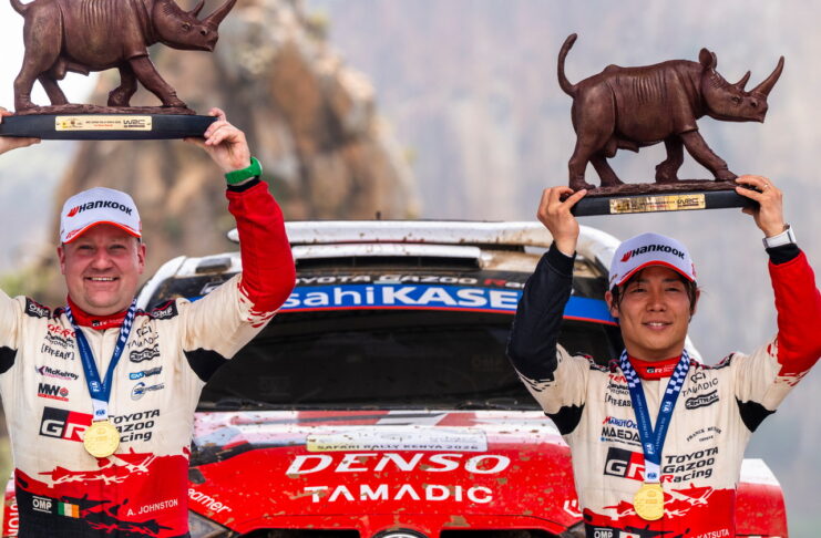 Кацута одержал историческую первую победу на Ралли Сафари Aaron Johnston, Takamoto Katsuta