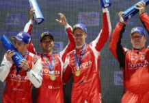 Toyota отпраздновала сотый старт триумфом над Ferrari в Имоле Sebastien Buemi, Ryo Hirakawa, Brendon Hartley