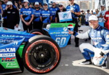 Розенквист опередил О’Варда в борьбе за поул-позицию в Лонг-Бич Felix Rosenqvist