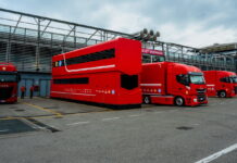 Ferrari начала съёмочный день в Монце Ferrari, Monza